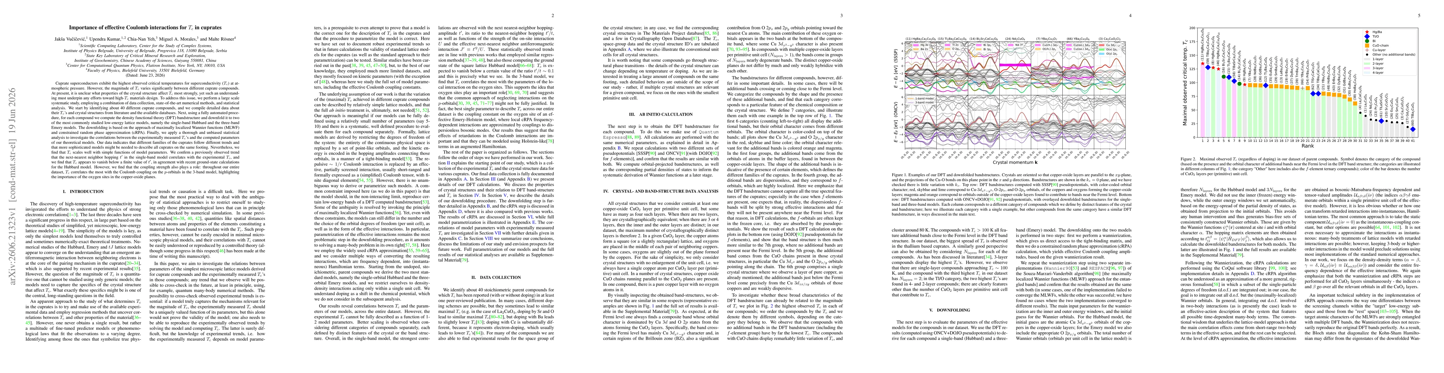Thumbnail for Importance of effective Coulomb interactions for $T_c$ in cuprates