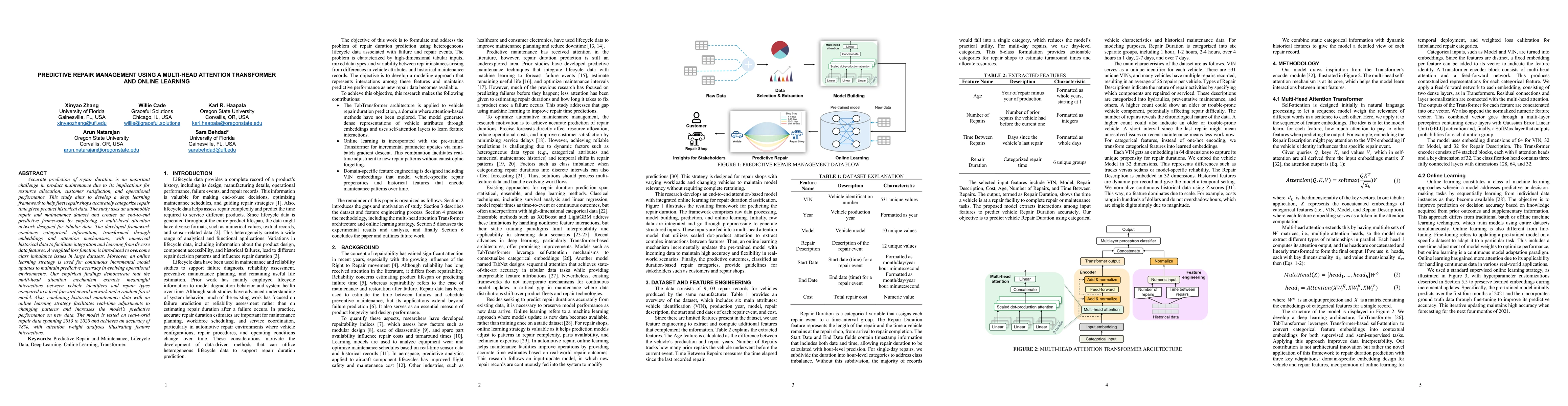 Thumbnail for Predictive Repair Management Using a Multi-Head Attention Transformer and Online Learning