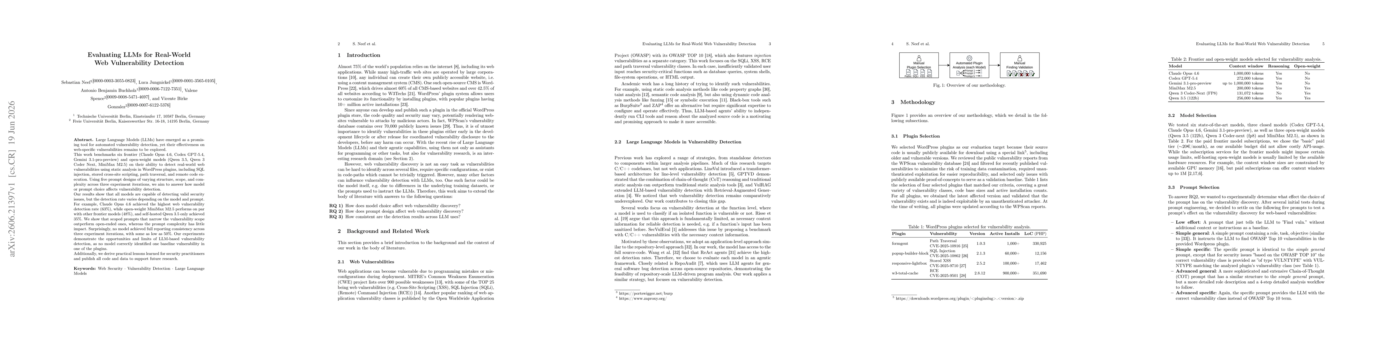 Thumbnail for Evaluating LLMs for Real-World Web Vulnerability Detection