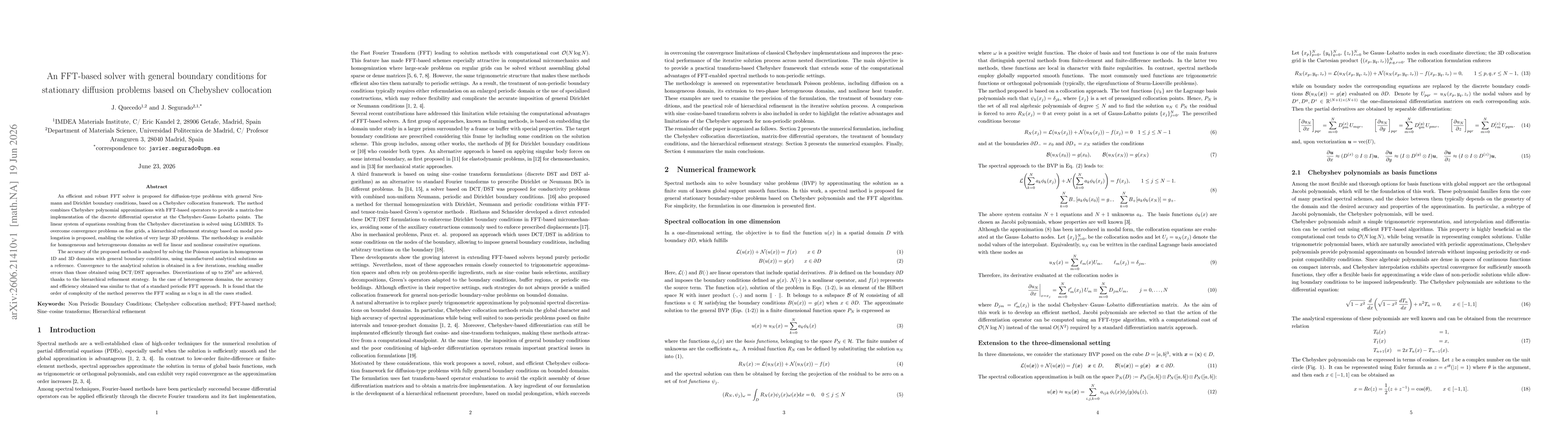 Thumbnail for An FFT-based solver with general boundary conditions for stationary diffusion problems based on Chebyshev collocation