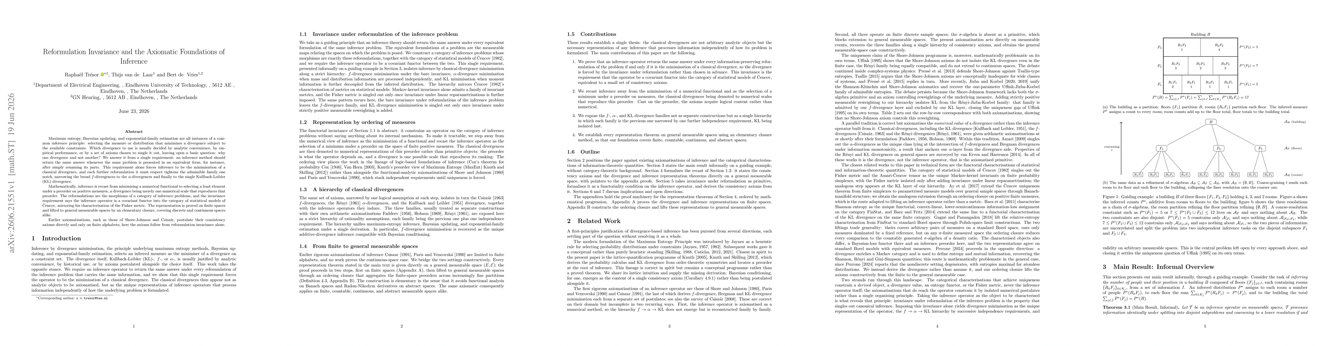 Thumbnail for Reformulation Invariance and the Axiomatic Foundations of Inference