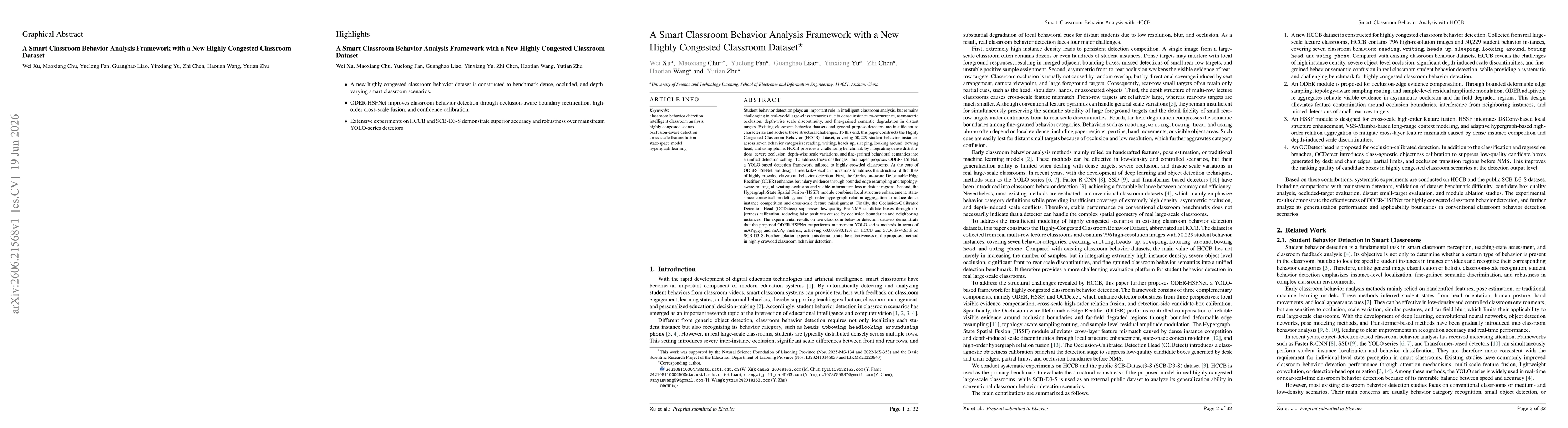 Thumbnail for A Smart Classroom Behavior Analysis Framework with a New Highly Congested Classroom Dataset