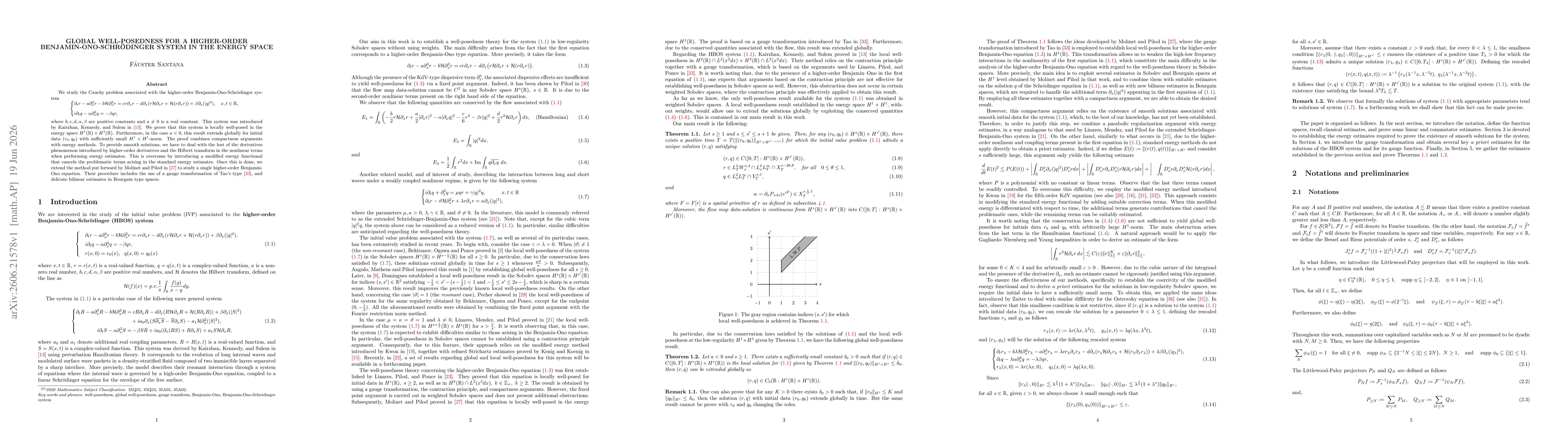 Thumbnail for Global well-Posedness for a higher-order Benjamin-Ono-Schrödinger system in the energy space