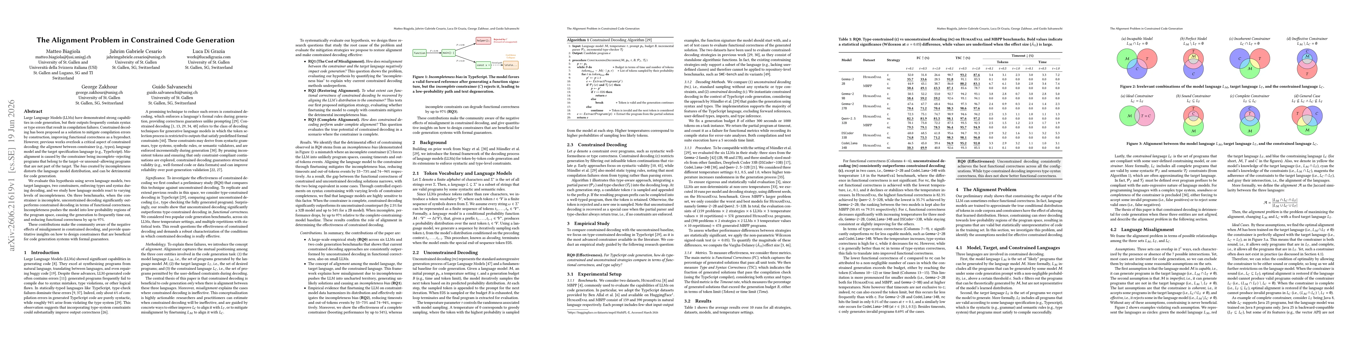 Thumbnail for The Alignment Problem in Constrained Code Generation