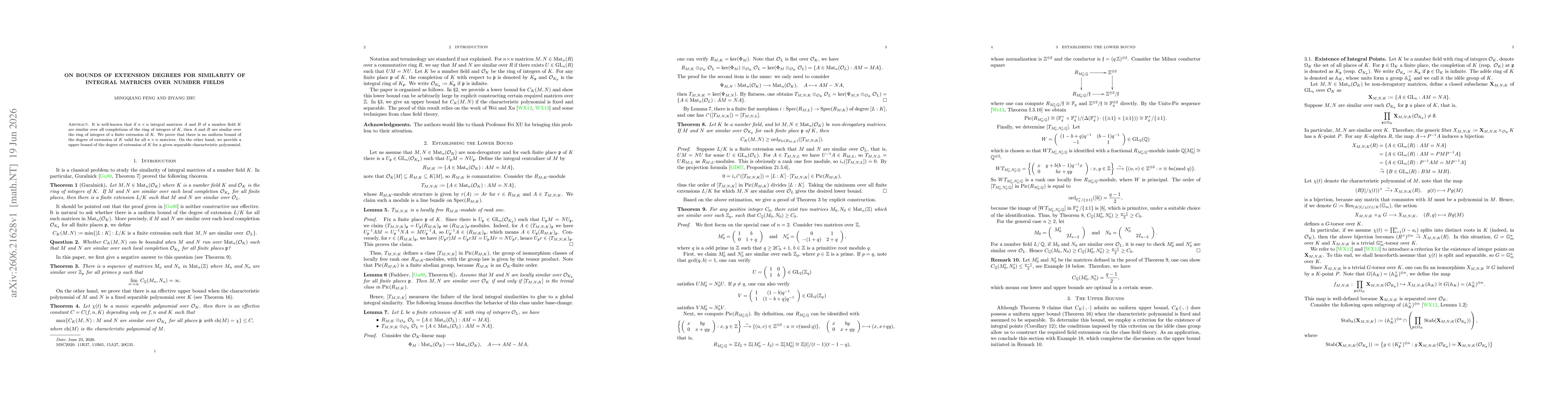 Thumbnail for On Bounds of Extension Degrees for Similarity of Integral Matrices over Number Fields