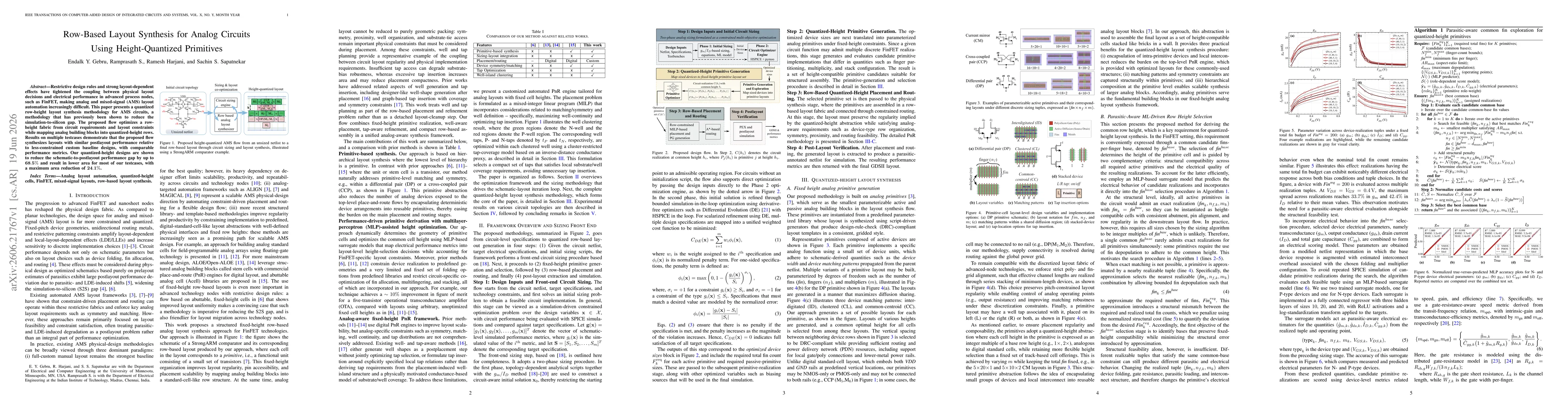 Thumbnail for Row-Based Layout Synthesis for Analog Circuits Using Height-Quantized Primitives