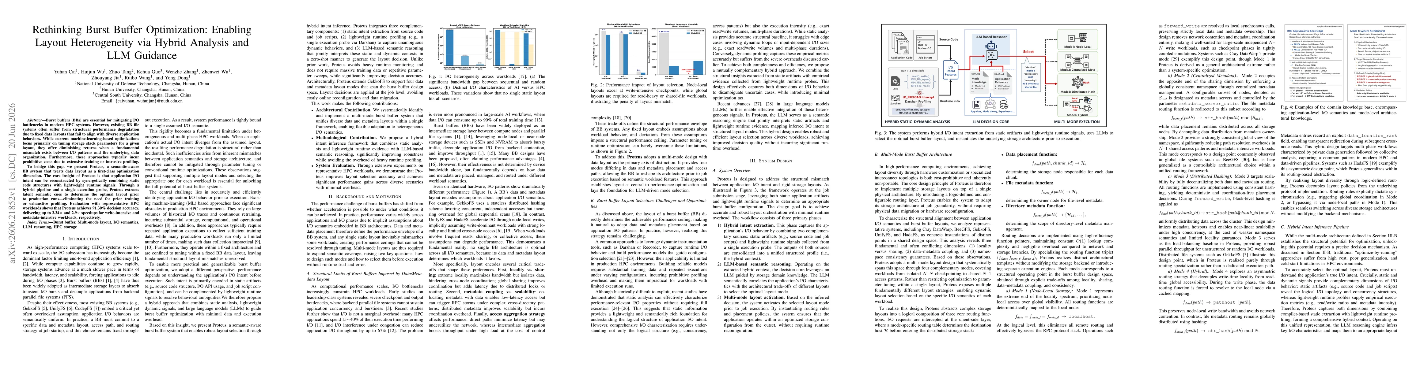Thumbnail for Rethinking Burst Buffer Optimization: Enabling Layout Heterogeneity via Hybrid Analysis and LLM Guidance