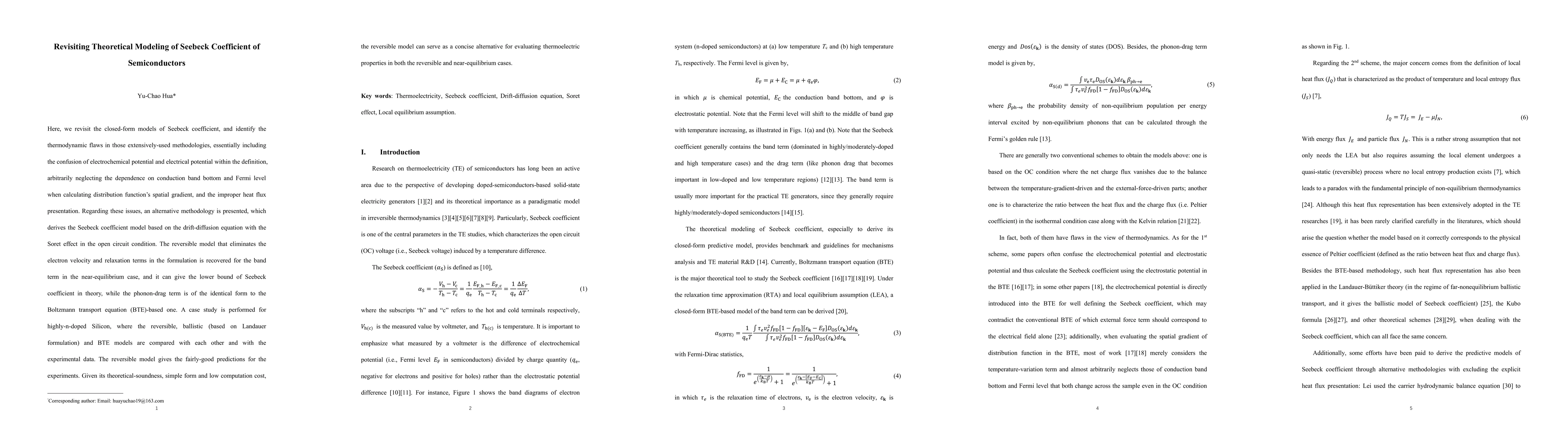 Thumbnail for Revisiting Theoretical Modeling of Seebeck Coefficient of Semiconductors