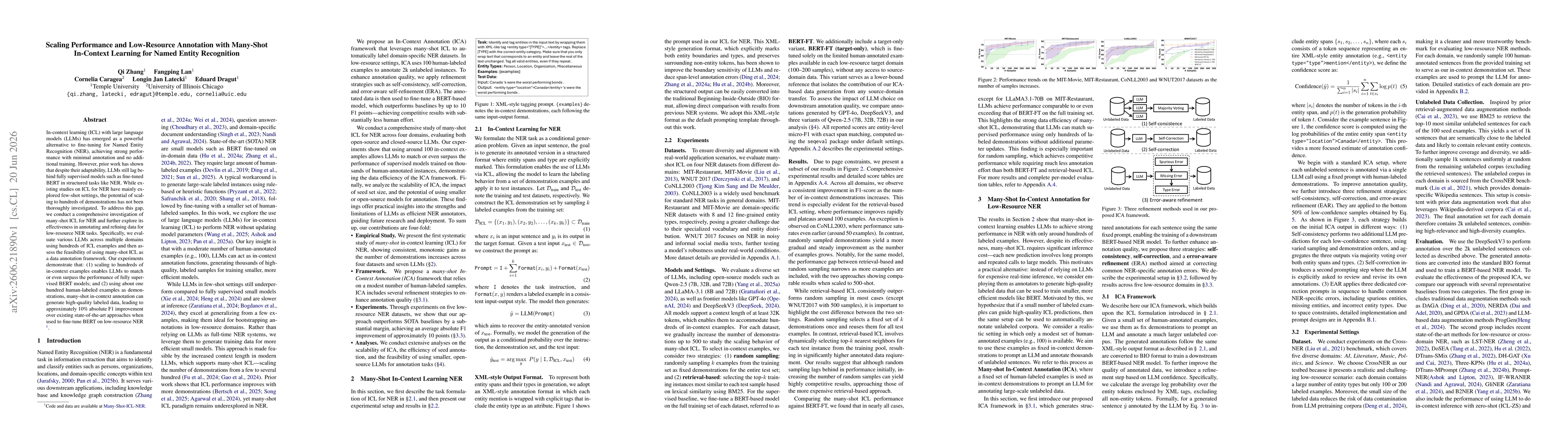 Thumbnail for Scaling Performance and Low-Resource Annotation with Many-Shot In-Context Learning for Named Entity Recognition