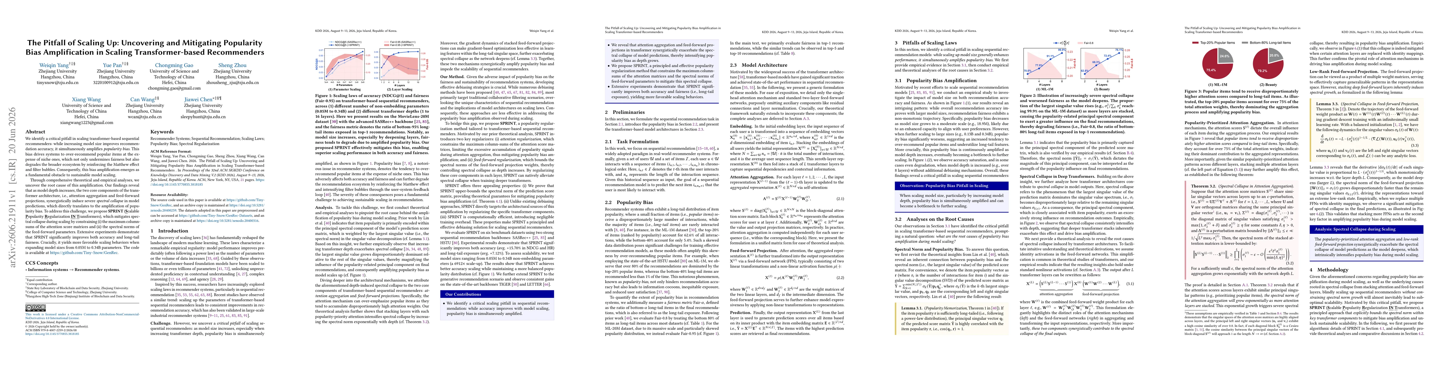 Thumbnail for The Pitfall of Scaling Up: Uncovering and Mitigating Popularity Bias Amplification in Scaling Transformer-based Recommenders