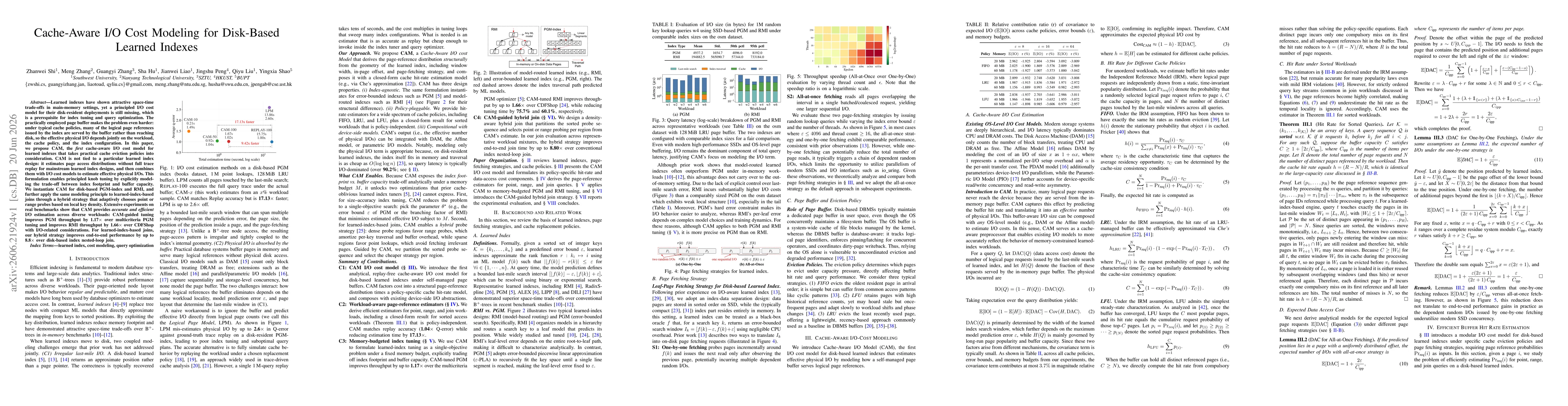 Thumbnail for Cache-Aware I/O Cost Modeling for Disk-Based Learned Indexes
