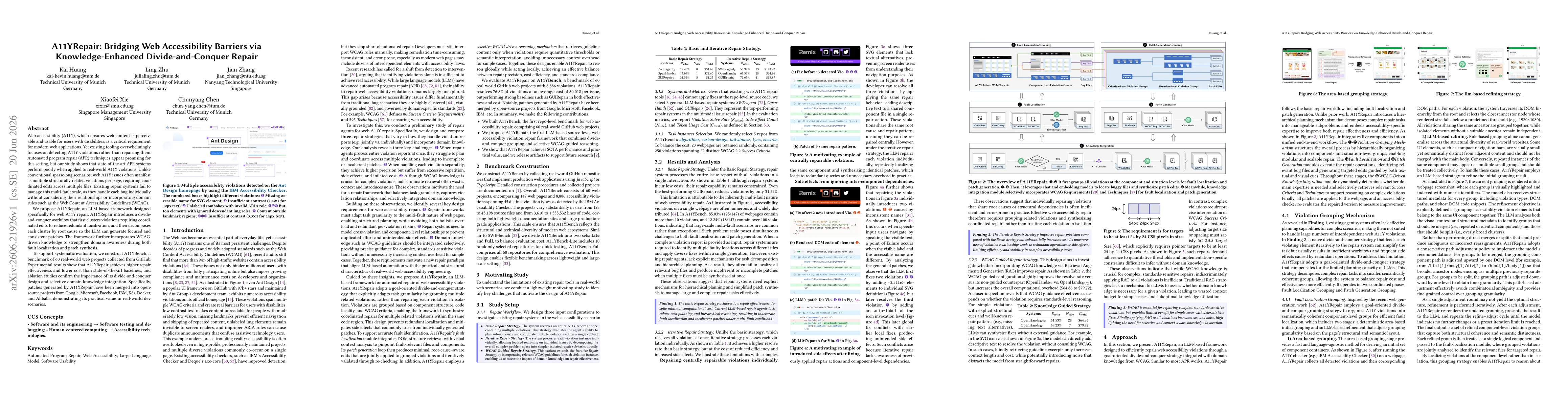 Thumbnail for A11YRepair: Bridging Web Accessibility Barriers via Knowledge-Enhanced Divide-and-Conquer Repair