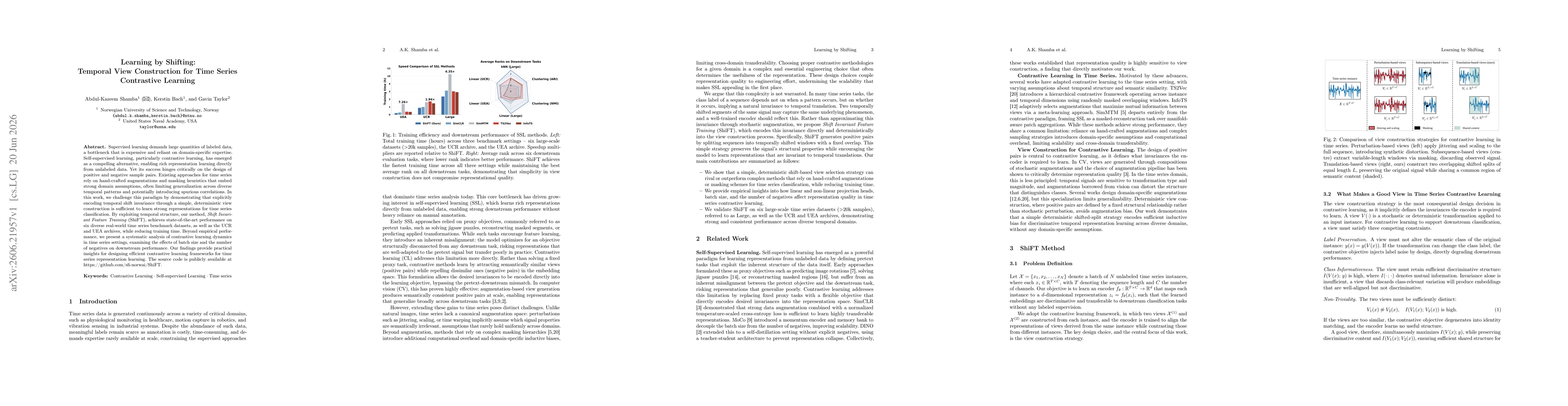 Thumbnail for Learning by Shifting: Temporal View Construction for Time Series Contrastive Learning