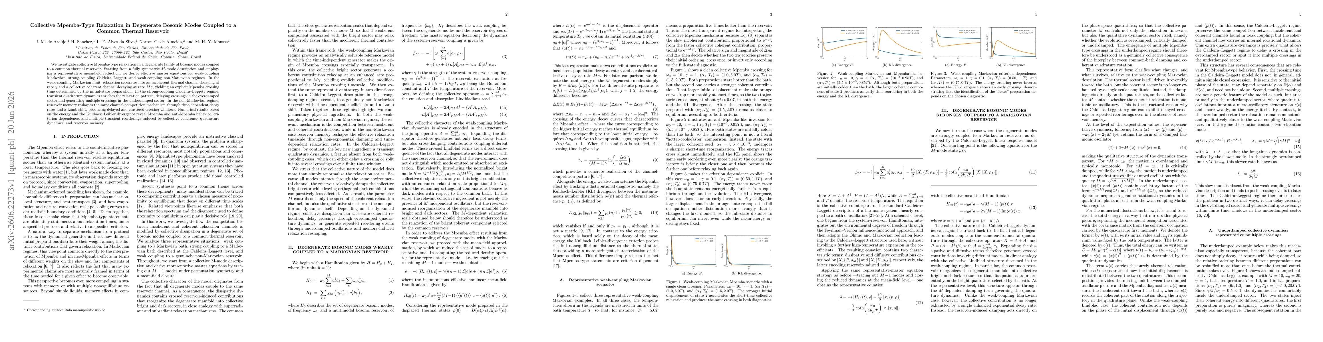 Thumbnail for Collective Mpemba-Type Relaxation in Degenerate Bosonic Modes Coupled to a Common Thermal Reservoir