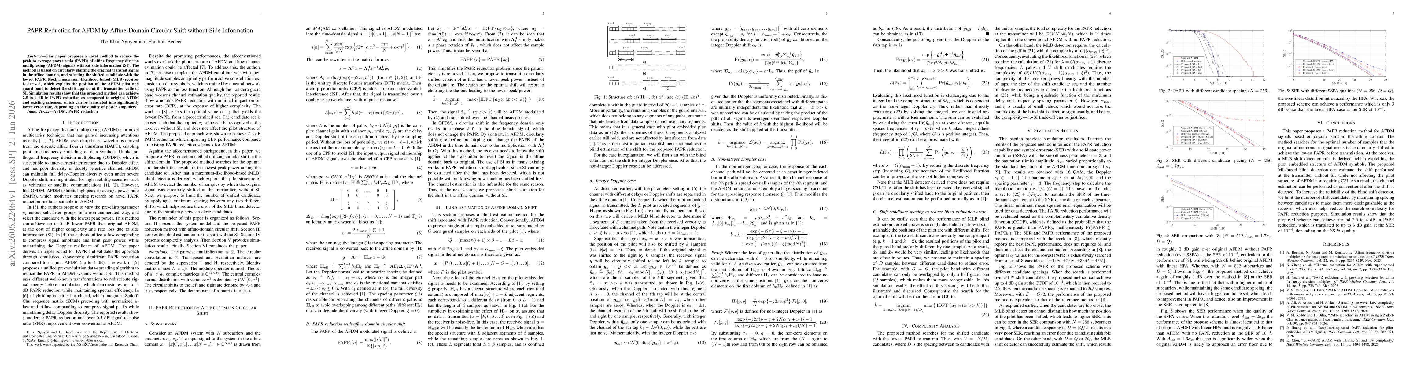 Thumbnail for PAPR Reduction for AFDM by Affine-Domain Circular Shift without Side Information