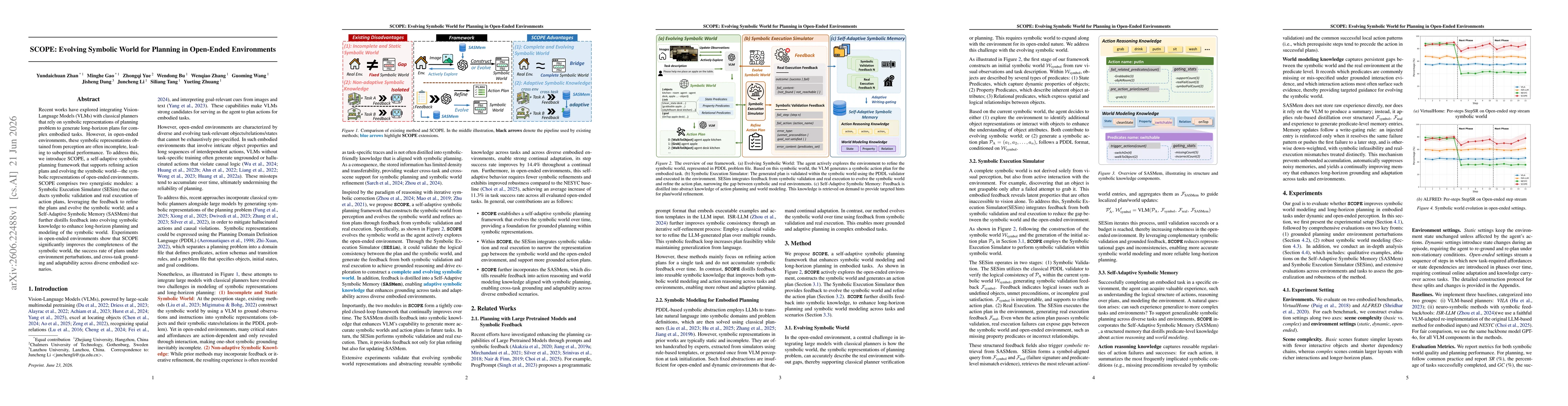 Thumbnail for SCOPE: Evolving Symbolic World for Planning in Open-Ended Environments