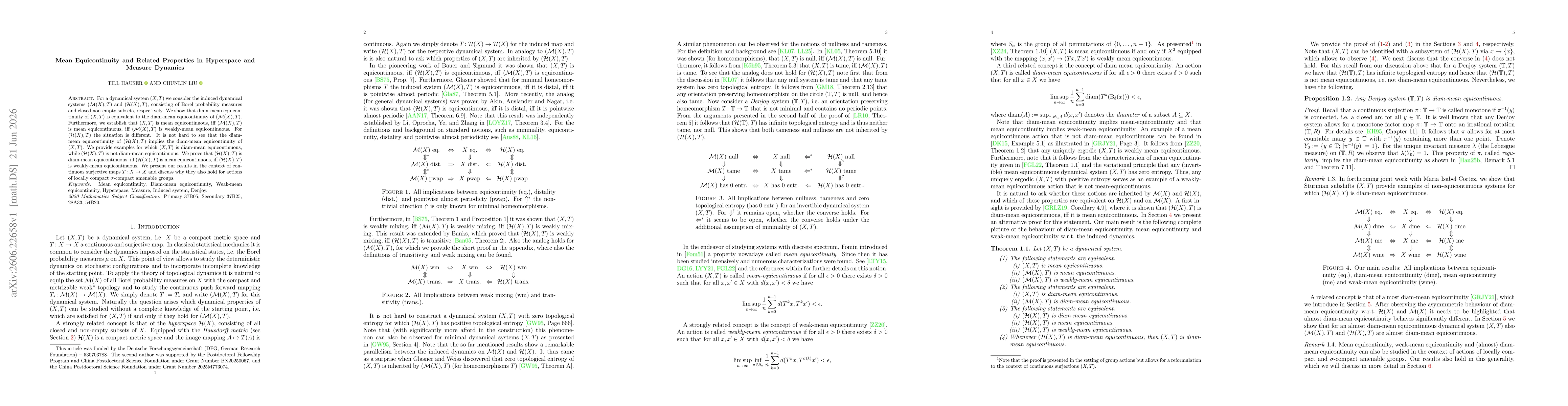 Thumbnail for Mean Equicontinuity and Related Properties in Hyperspace and Measure Dynamics