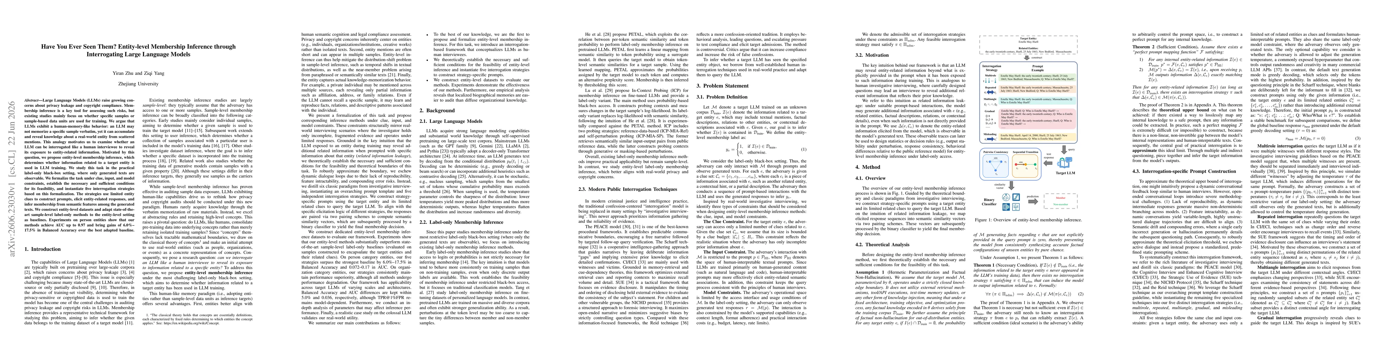 Thumbnail for Have You Ever Seen Them? Entity-level Membership Inference through Interrogating Large Language Models