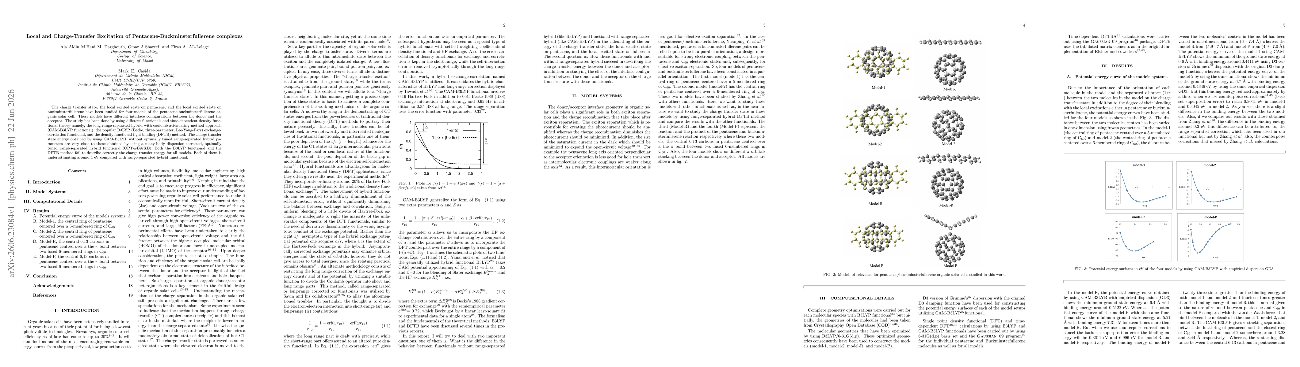 Thumbnail for Local and Charge-Transfer Excitation of Pentacene-Buckminsterfullerene complexes