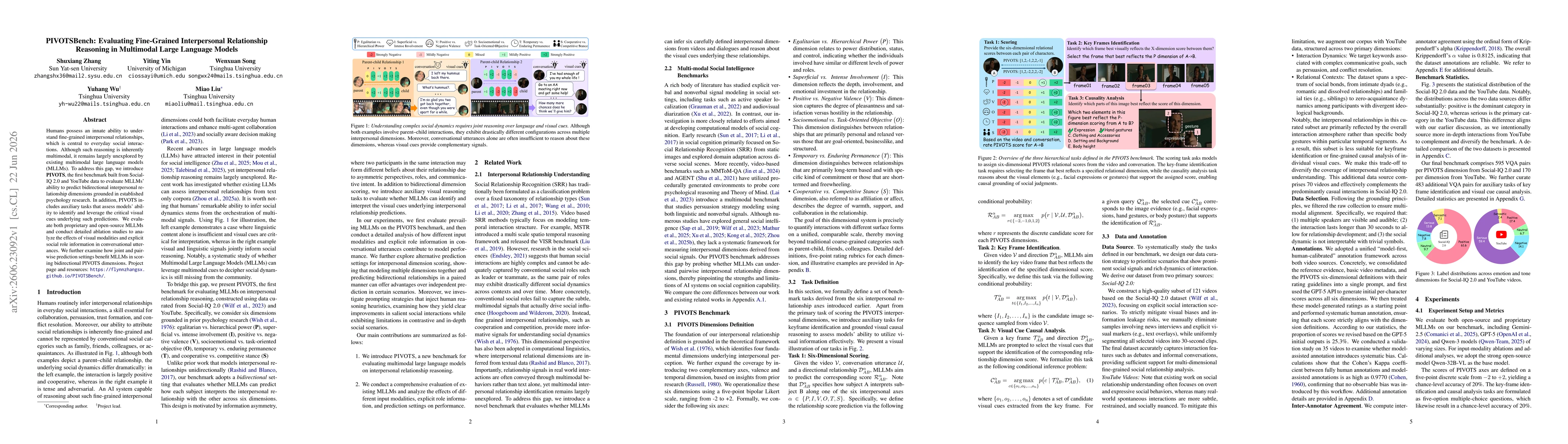 Thumbnail for PIVOTSBench: Evaluating Fine-Grained Interpersonal Relationship Reasoning in Multimodal Large Language Models