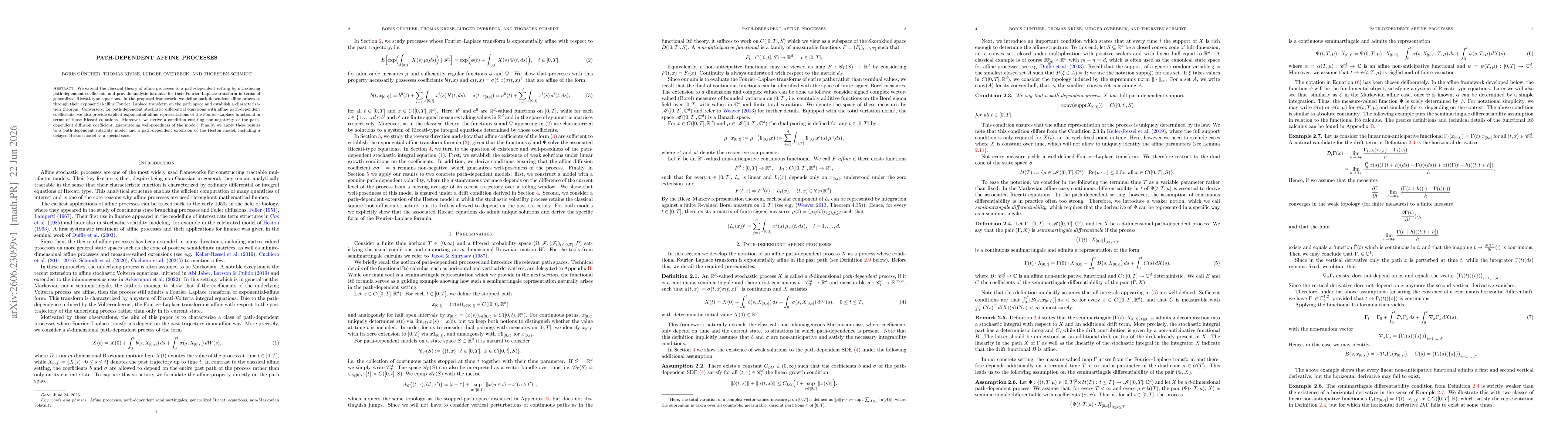 Thumbnail for Path-dependent Affine Processes