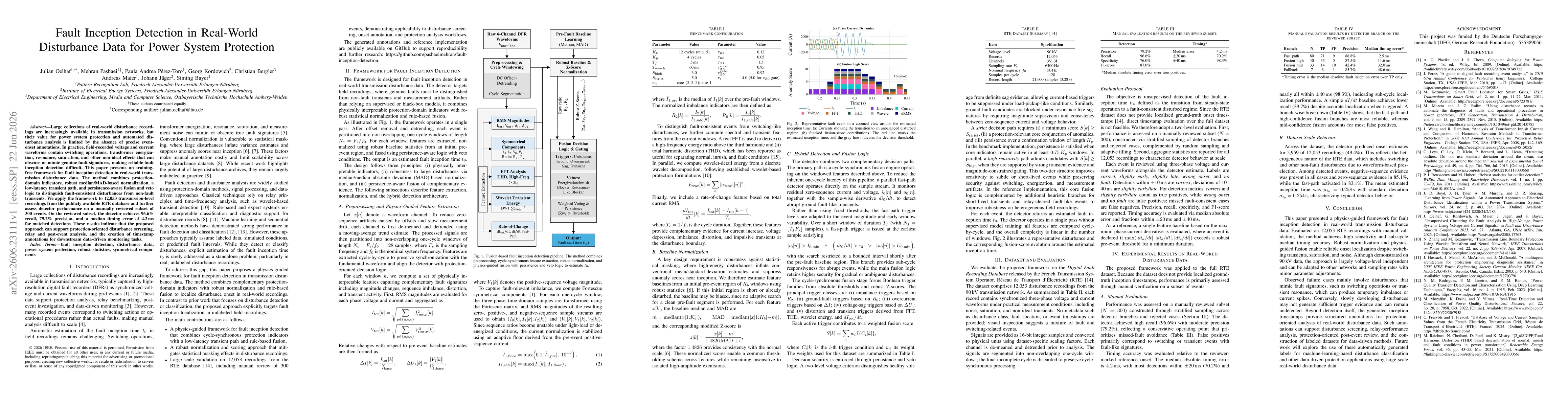 Thumbnail for Fault Inception Detection in Real-World Disturbance Data for Power System Protection