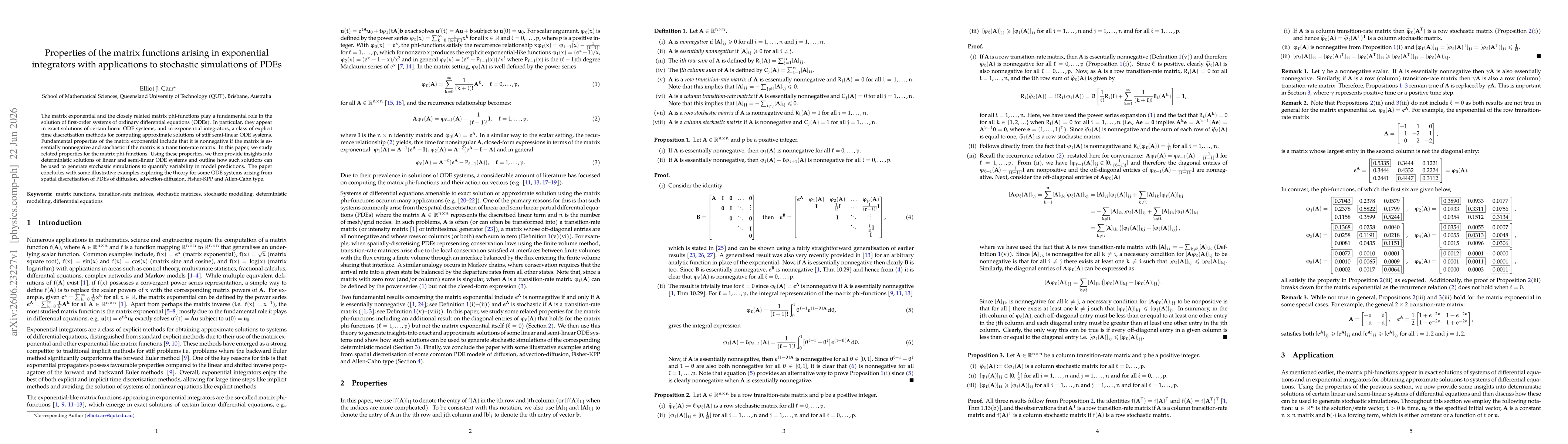 Thumbnail for Properties of the matrix functions arising in exponential integrators with applications to stochastic simulations of PDEs