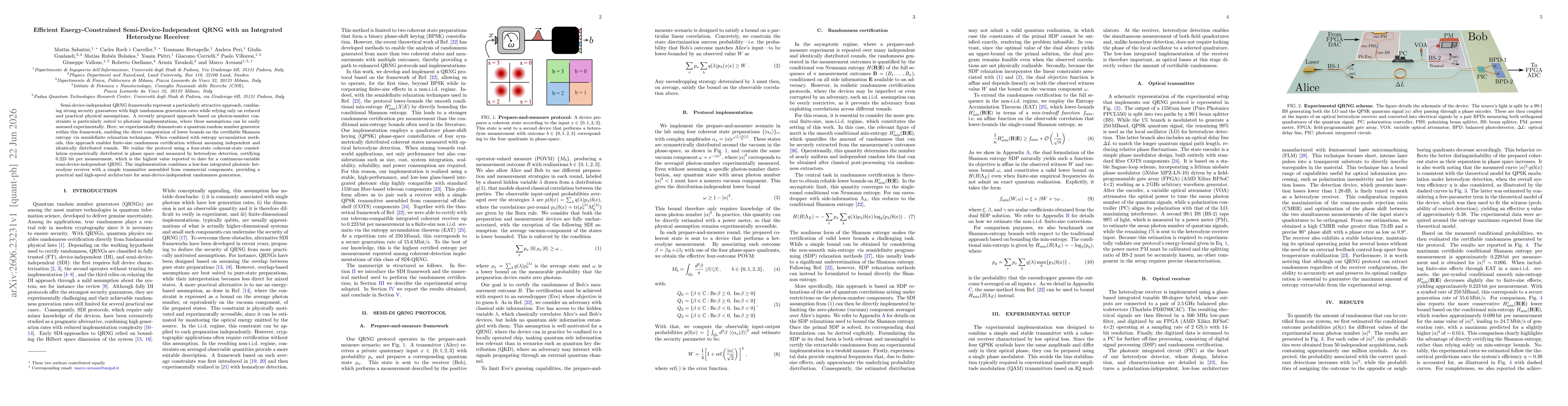 Thumbnail for Efficient Energy-Constrained Semi-Device-Independent QRNG with an Integrated Heterodyne Receiver