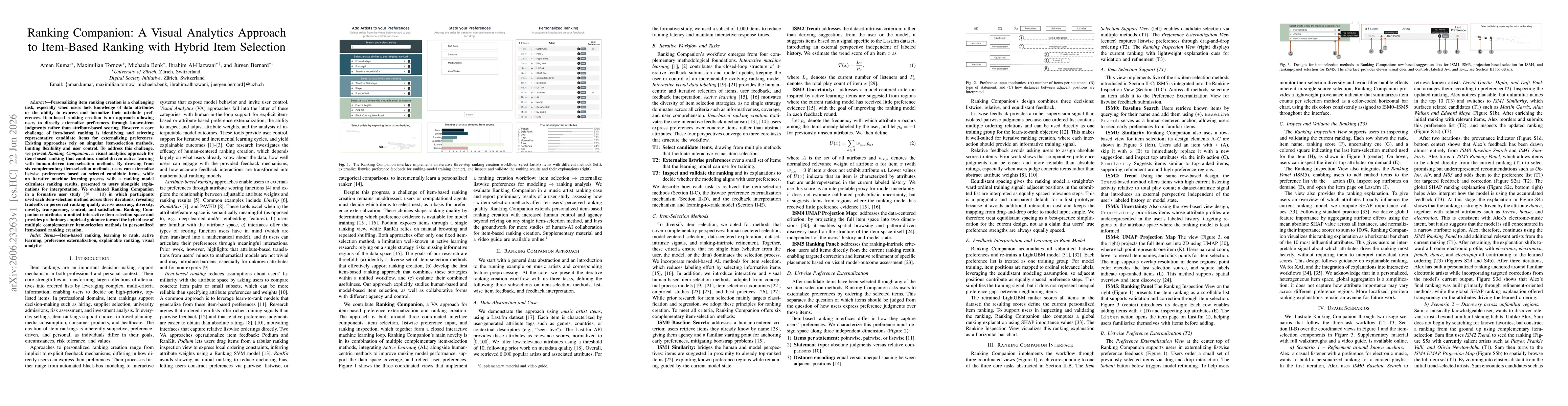 Thumbnail for Ranking Companion: A Visual Analytics Approach to Item-Based Ranking with Hybrid Item Selection