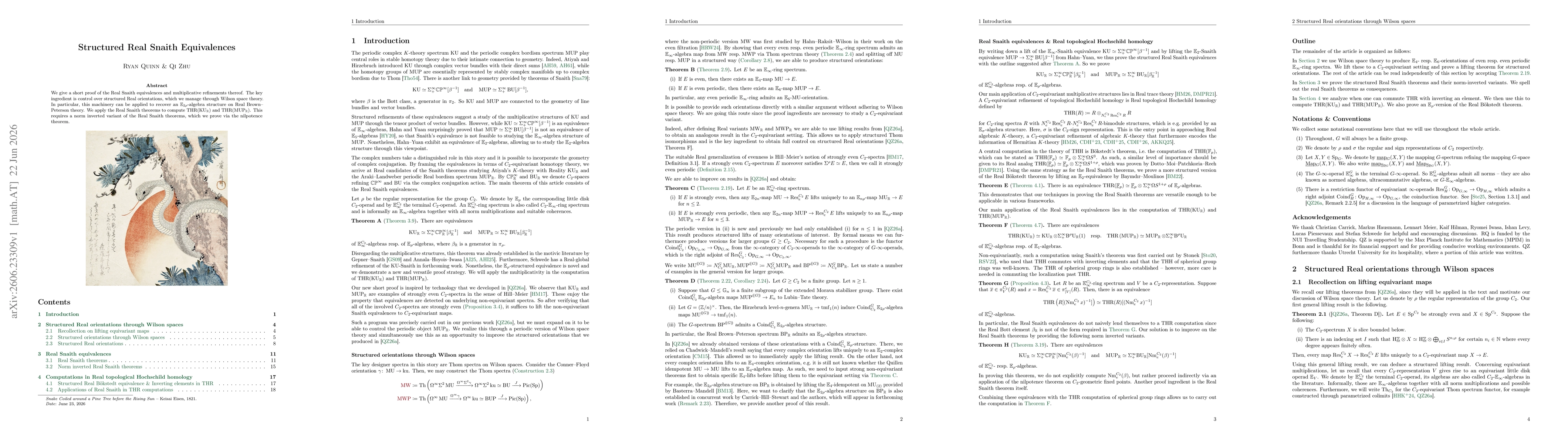 Thumbnail for Structured Real Snaith Equivalences