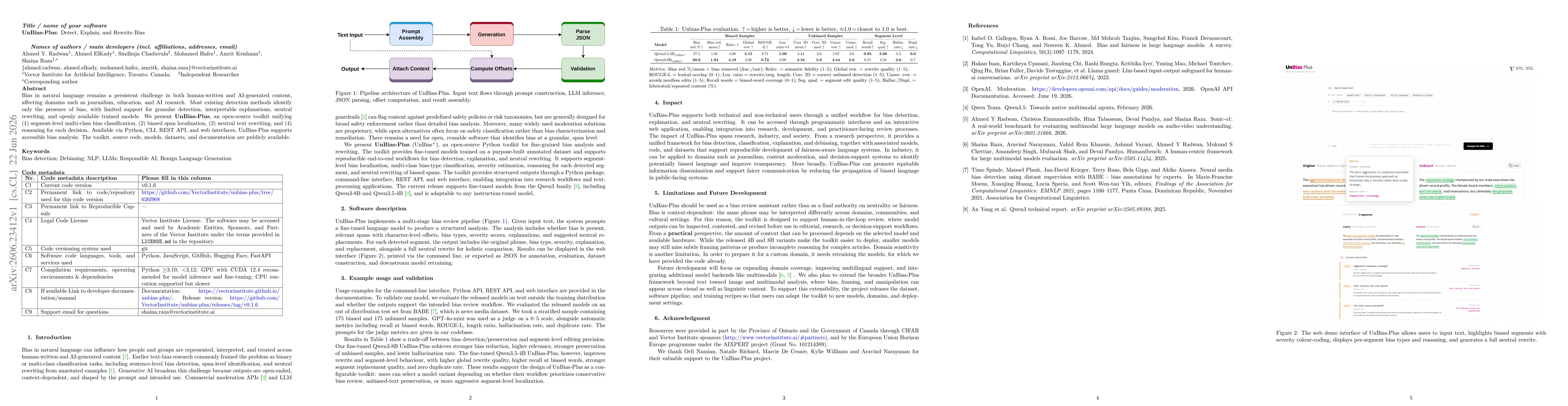 Thumbnail for UnBias-Plus: Detect, Explain, and Rewrite Bias