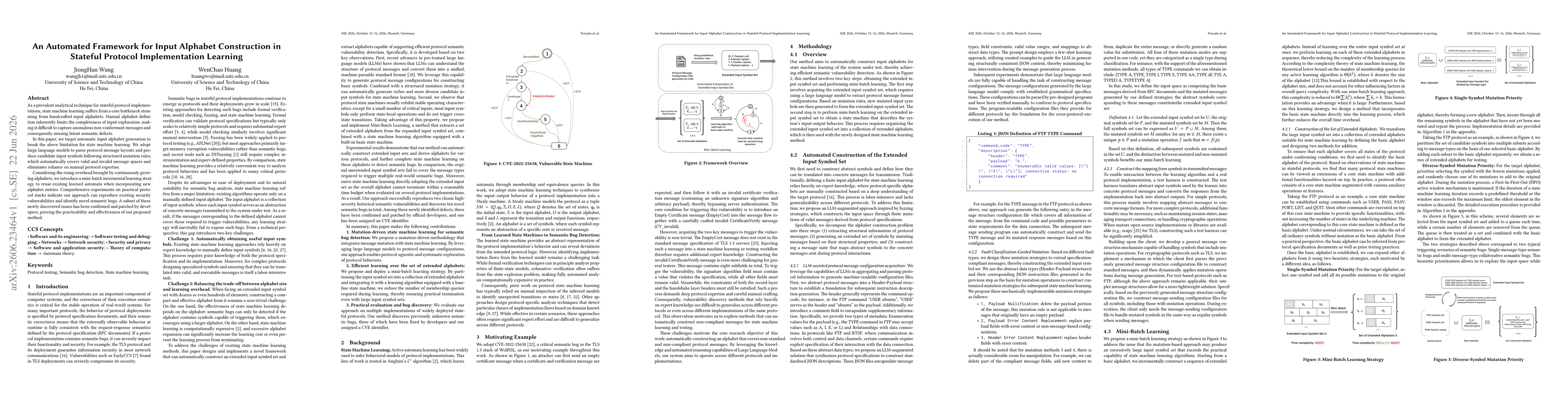 Thumbnail for An Automated Framework for Input Alphabet Construction in Stateful Protocol Implementation Learning