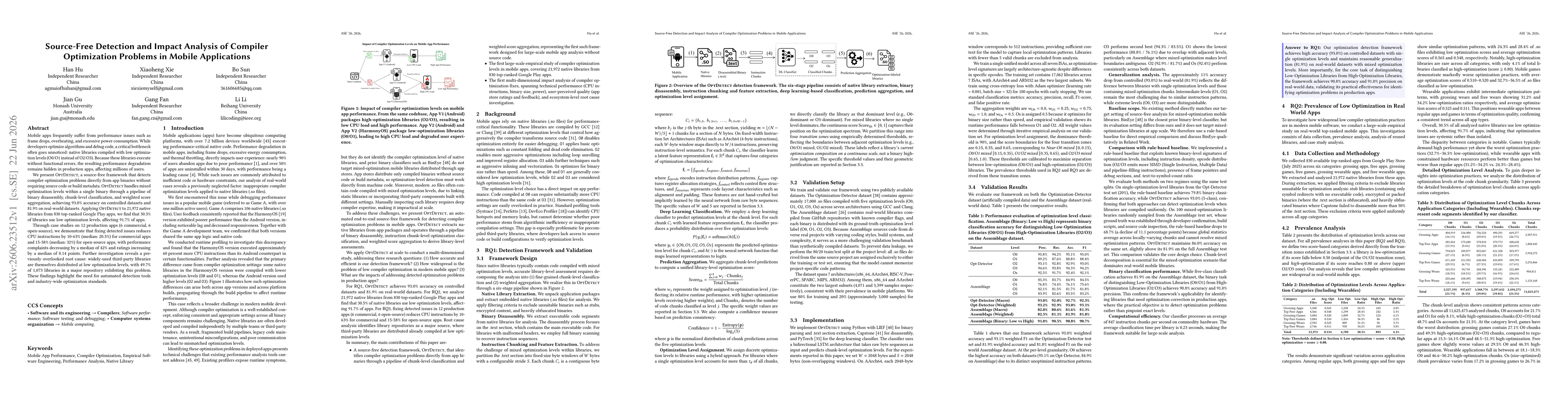 Thumbnail for Source-Free Detection and Impact Analysis of Compiler Optimization Problems in Mobile Applications