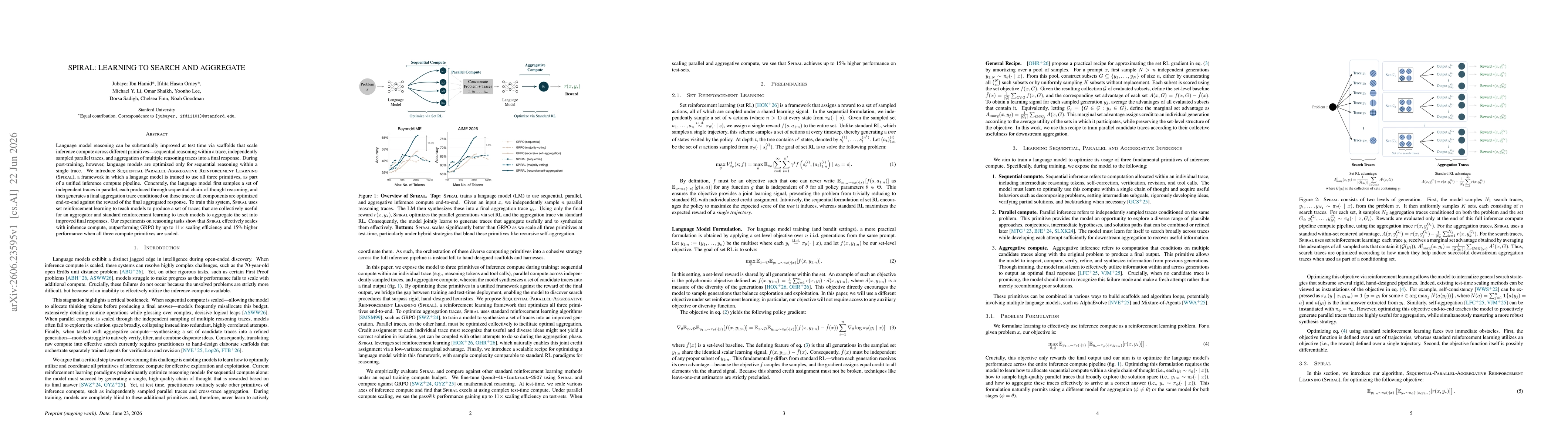 Thumbnail for SPIRAL: Learning to Search and Aggregate