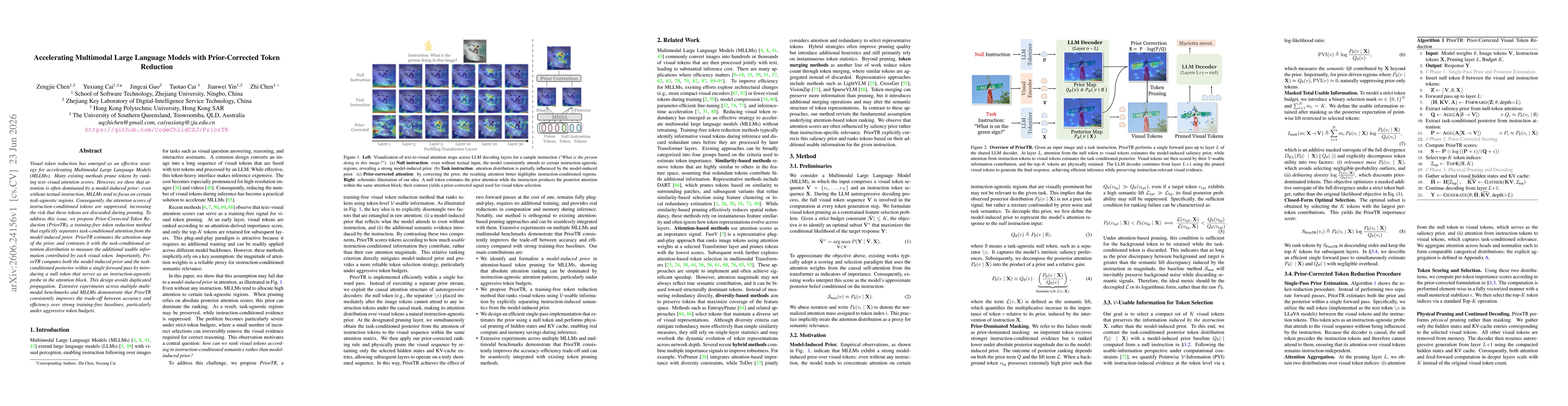 Thumbnail for Accelerating Multimodal Large Language Models with Prior-Corrected Token Reduction