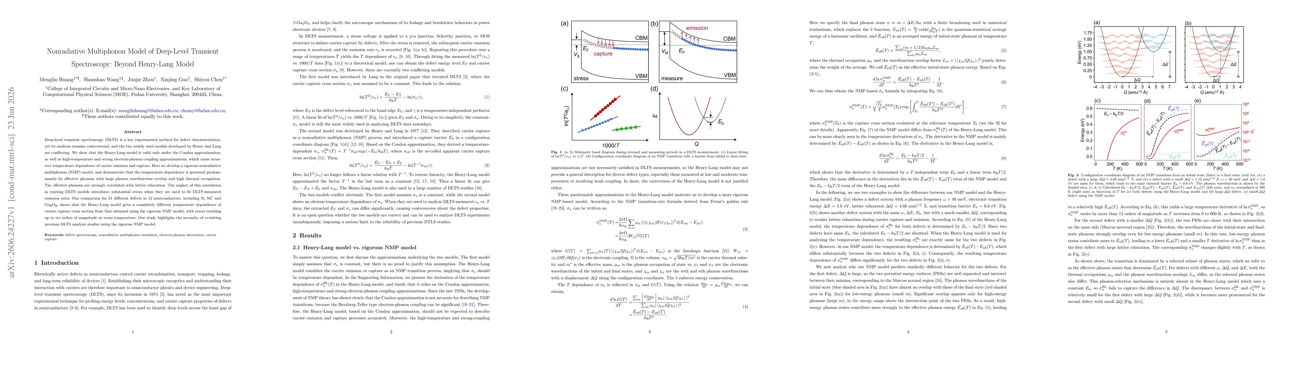 Thumbnail for Nonradiative Multiphonon Model of Deep-Level Transient Spectroscopy: Beyond Henry-Lang Model
