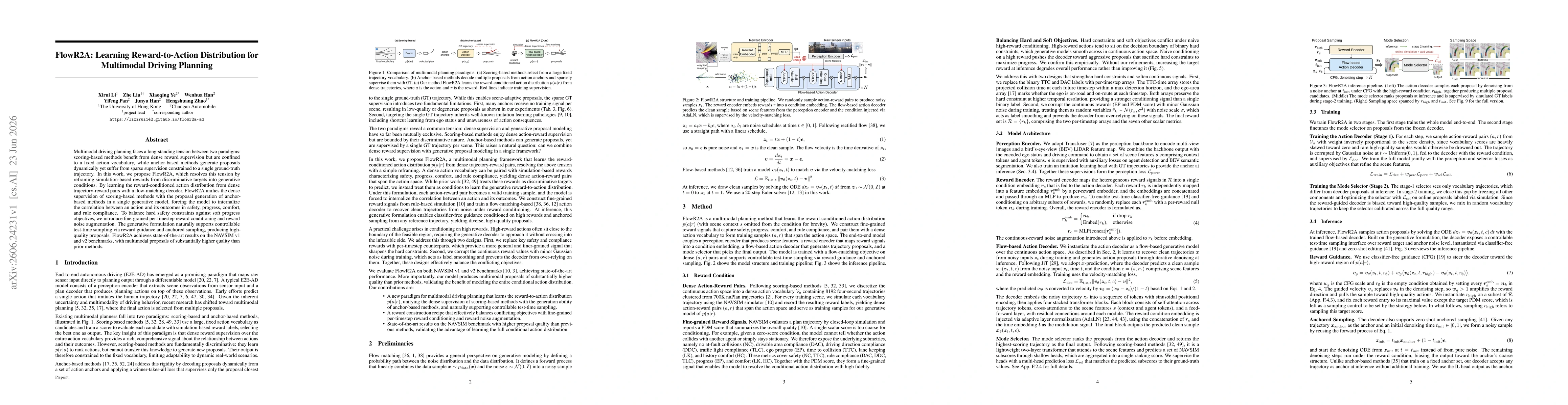 Thumbnail for FlowR2A: Learning Reward-to-Action Distribution for Multimodal Driving Planning