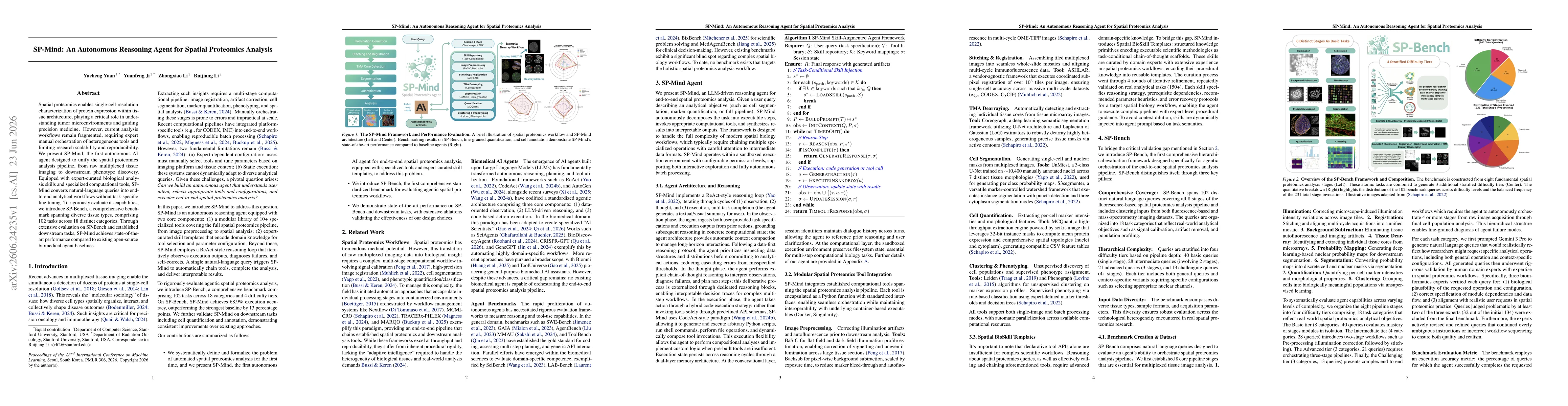 Thumbnail for SP-Mind: An Autonomous Reasoning Agent for Spatial Proteomics Analysis