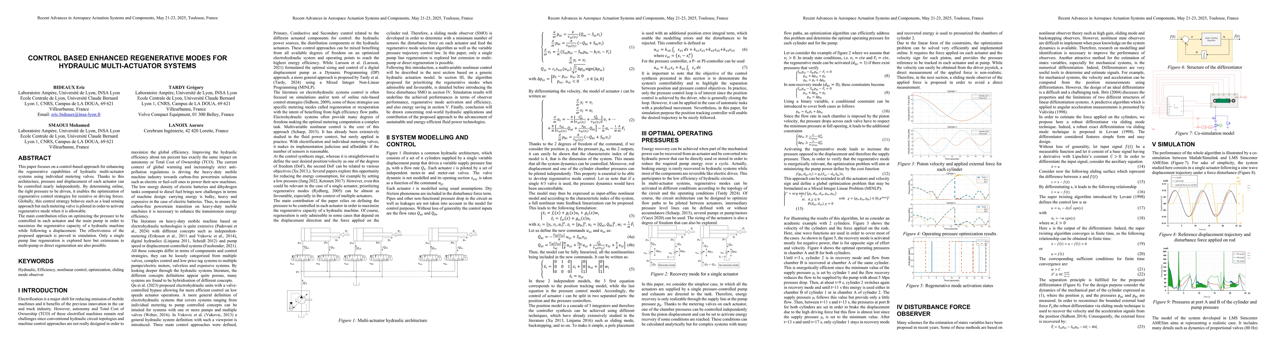 Thumbnail for Control Based Enhanced Regenerative Modes for Hydraulic Multi-Actuator Systems