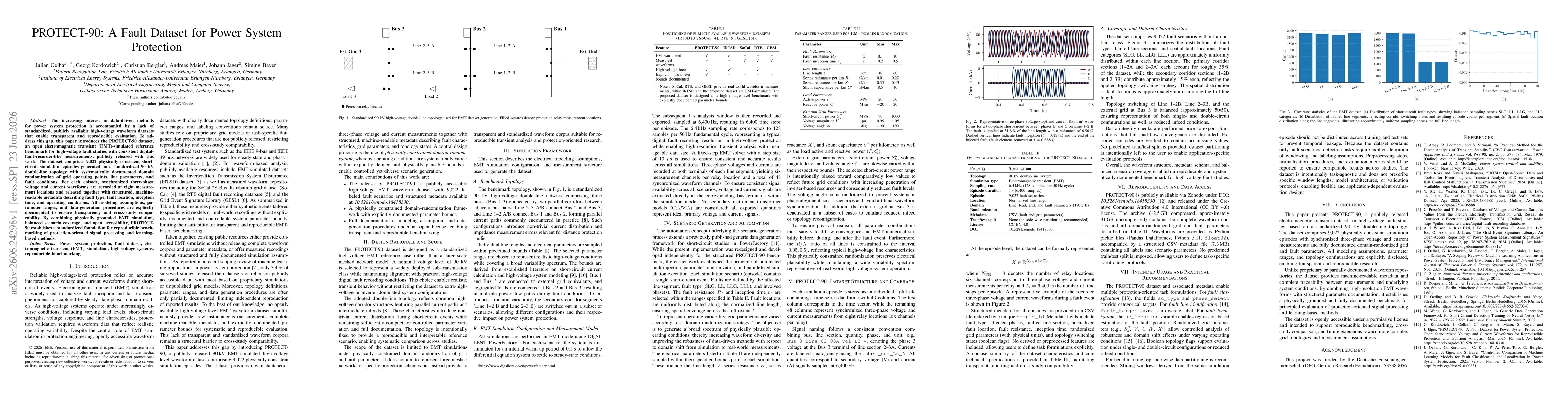 Thumbnail for PROTECT-90: A Fault Dataset for Power System Protection