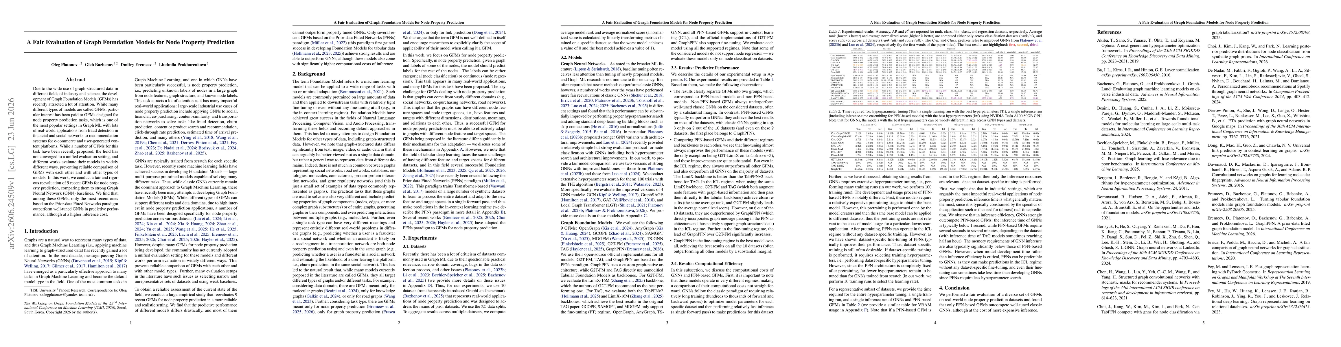 Thumbnail for A Fair Evaluation of Graph Foundation Models for Node Property Prediction