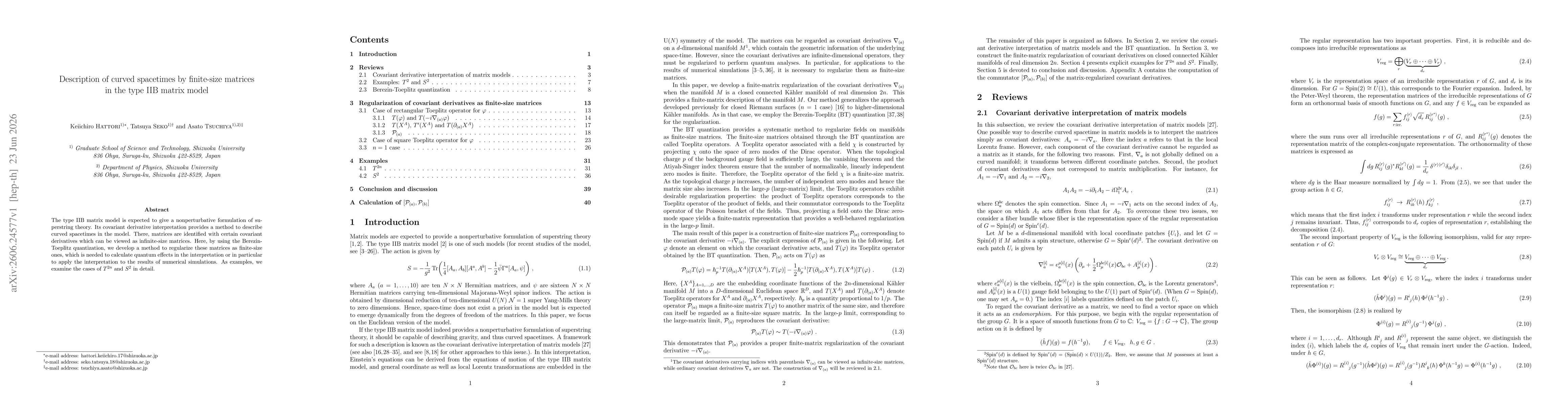 Thumbnail for Description of curved spacetimes by finite-size matrices in the type IIB matrix model