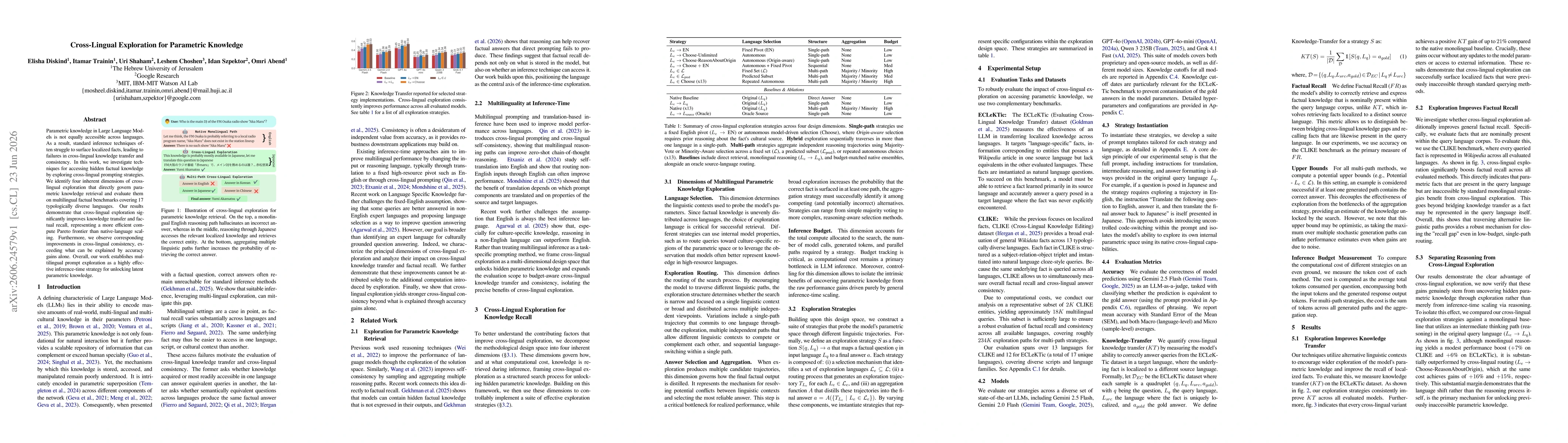 Thumbnail for Cross-Lingual Exploration for Parametric Knowledge