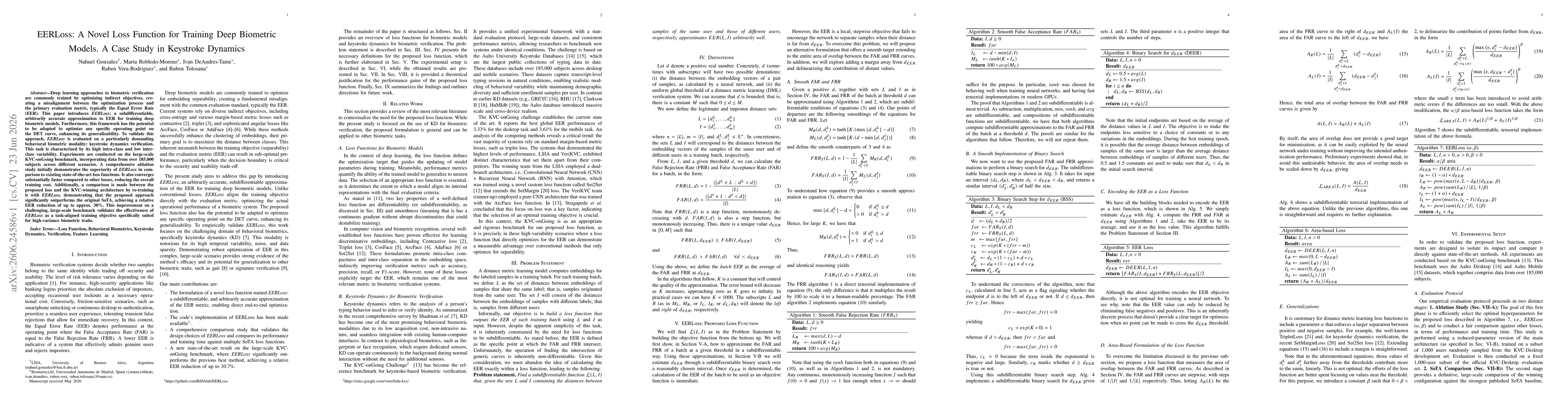 Thumbnail for EERLoss: A Novel Loss Function for Training Deep Biometric Models. A Case Study in Keystroke Dynamics