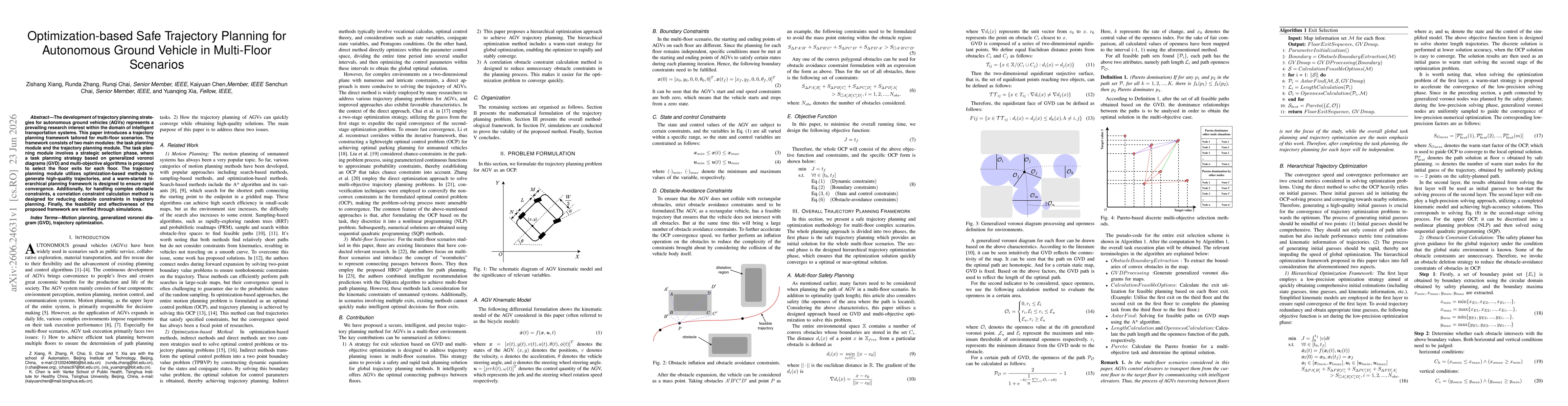 Thumbnail for Optimization-based Safe Trajectory Planning for Autonomous Ground Vehicle in Multi-Floor Scenarios