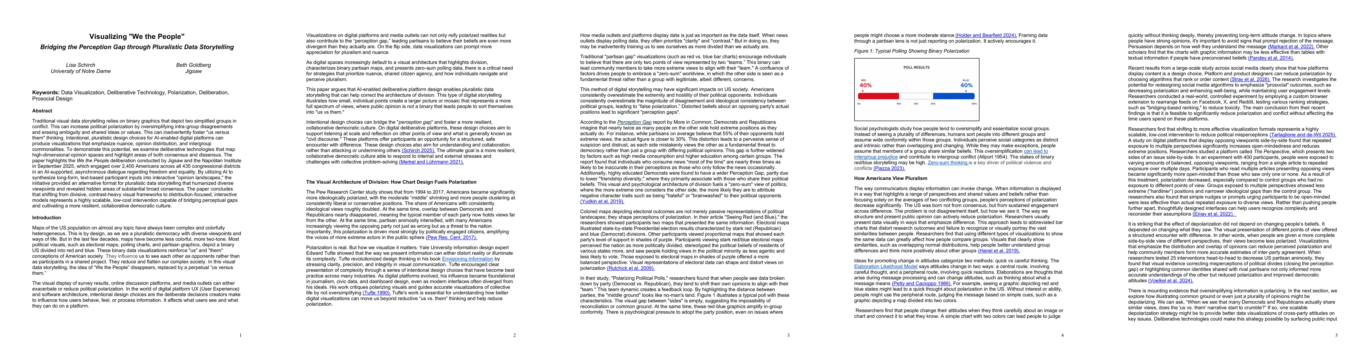 Thumbnail for Visualizing "We the People": Bridging the Perception Gap through Pluralistic Data Storytelling