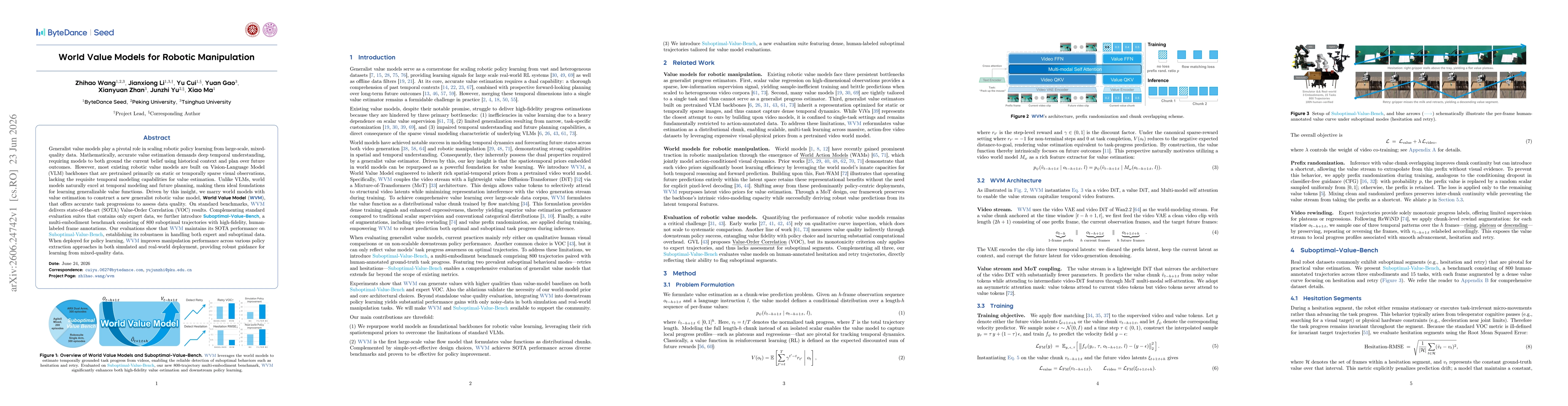 Thumbnail for World Value Models for Robotic Manipulation