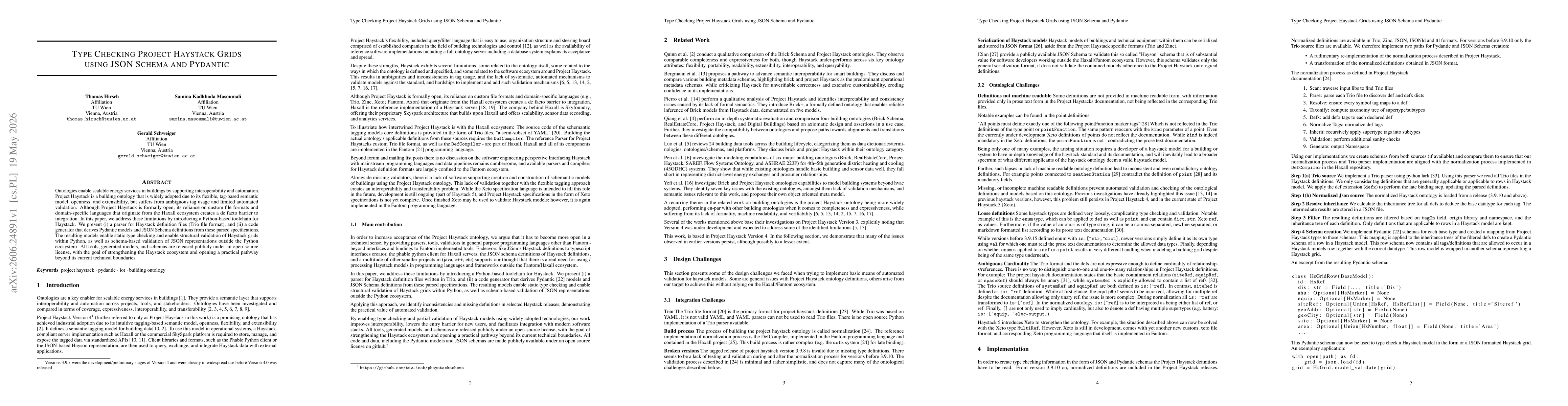 Thumbnail for Type Checking Project Haystack Grids using JSON Schema and Pydantic