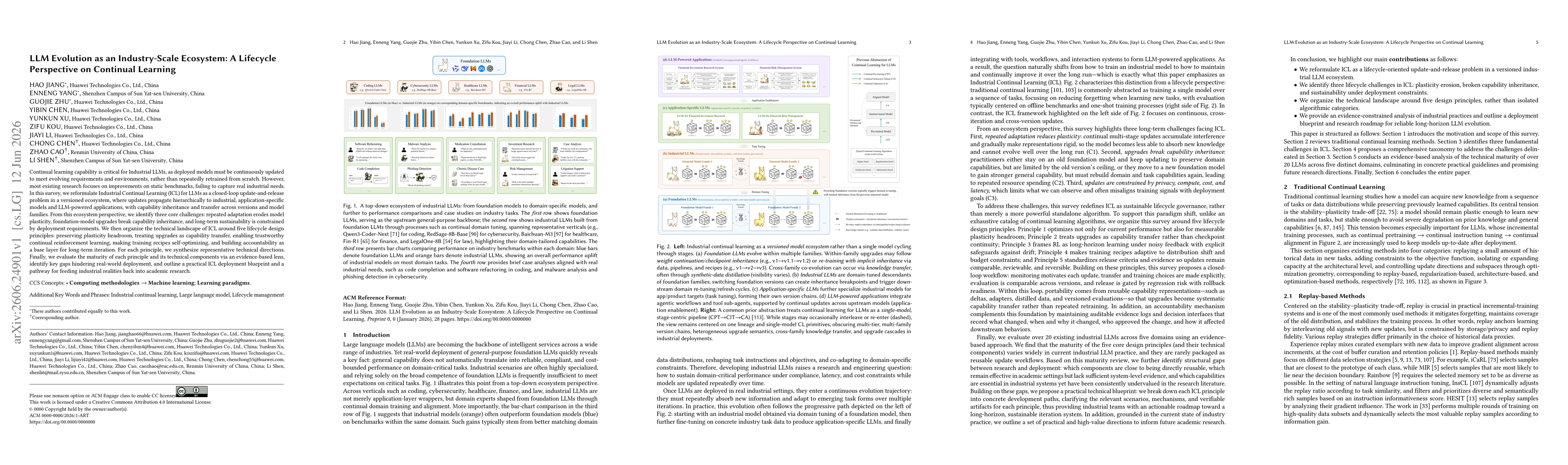 Thumbnail for LLM Evolution as an Industry-Scale Ecosystem: A Lifecycle Perspective on Continual Learning