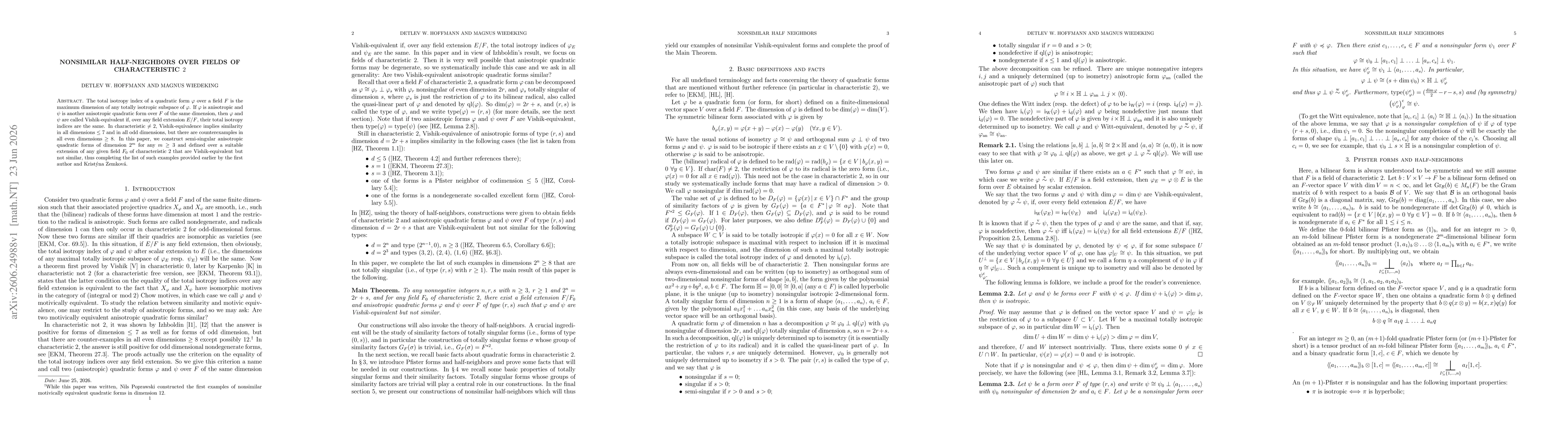 Thumbnail for Nonsimilar half-neighbors over fields of characteristic 2